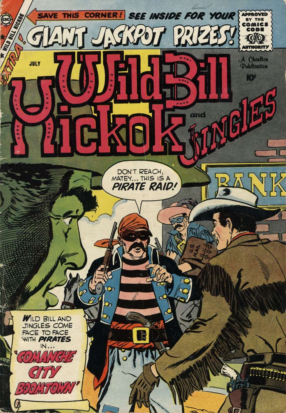 Comic Book Cover For Wild Bill Hickok and Jingles 73