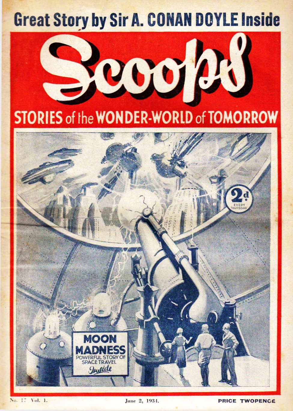 Book Cover For Scoops 17 - Moon Madness