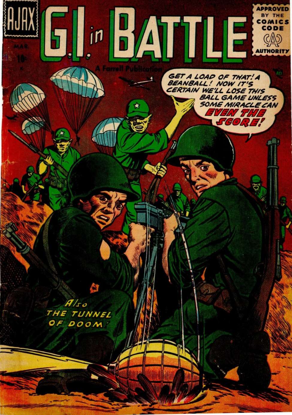 Comic Book Cover For G. I. in Battle 1