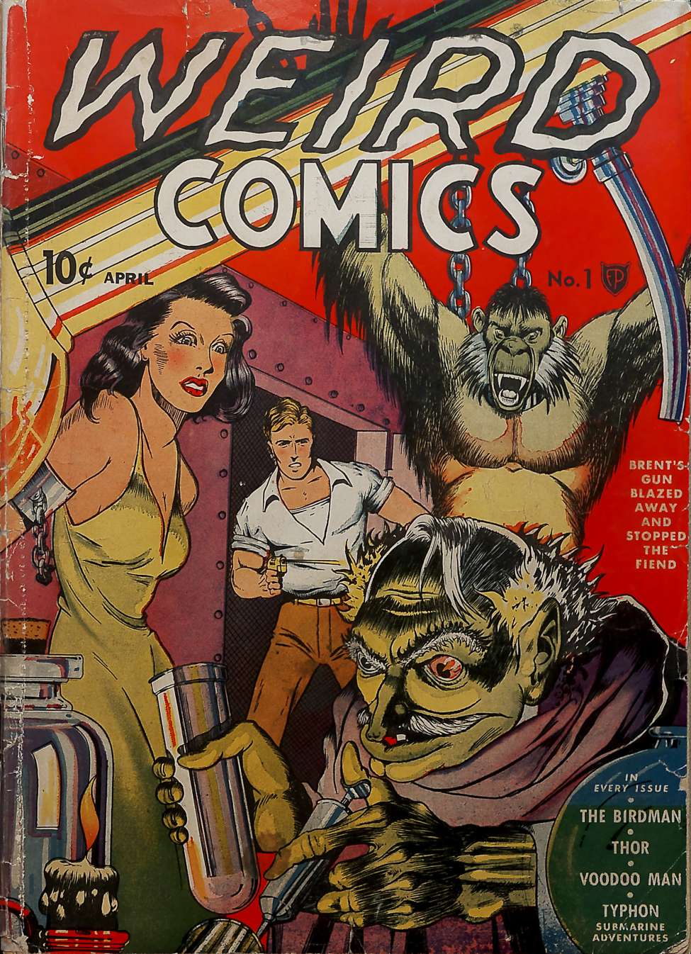 Book Cover For Weird Comics 1 - Version 1