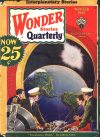 Cover For Wonder Stories Quarterly v4 2 - Interplanetary Bridges - Ludwig Anton