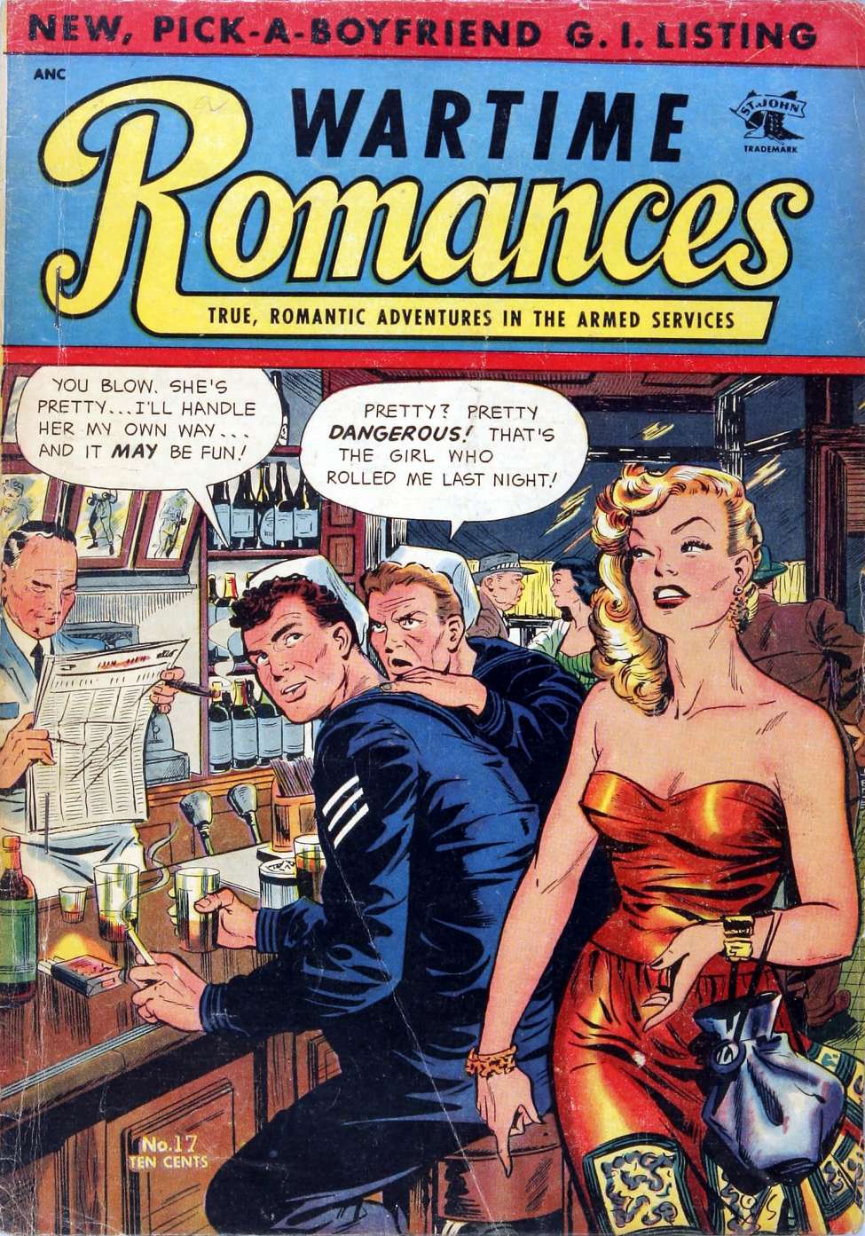 Book Cover For Wartime Romances 17