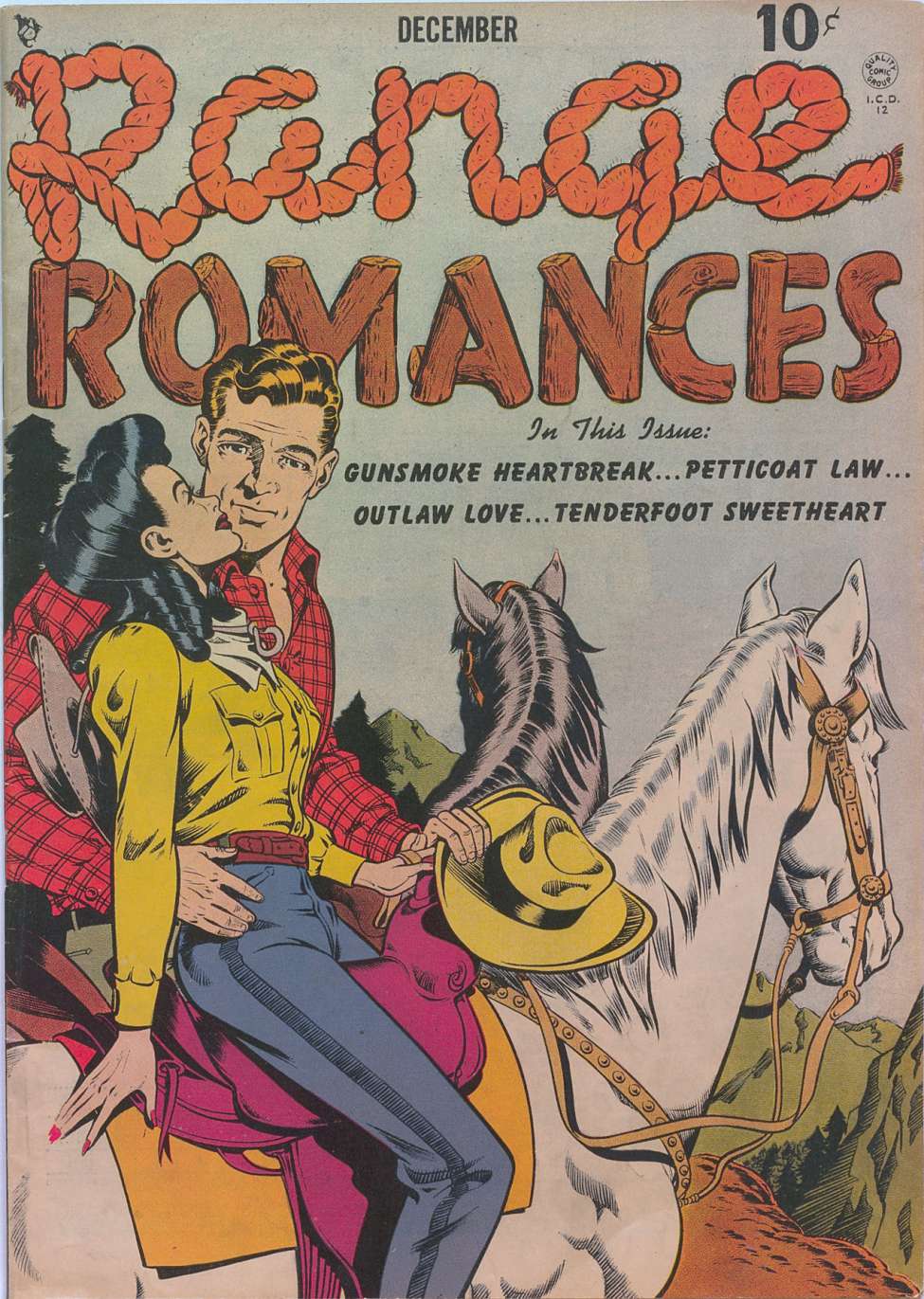 Comic Book Cover For Range Romances 1 (alt) - Version 2