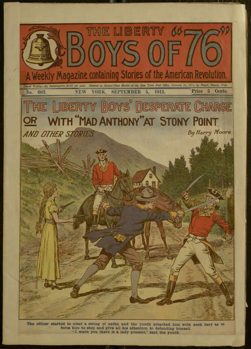 Book Cover For The Liberty Boys of 76 662 - The Liberty Boys' Desperate Charge
