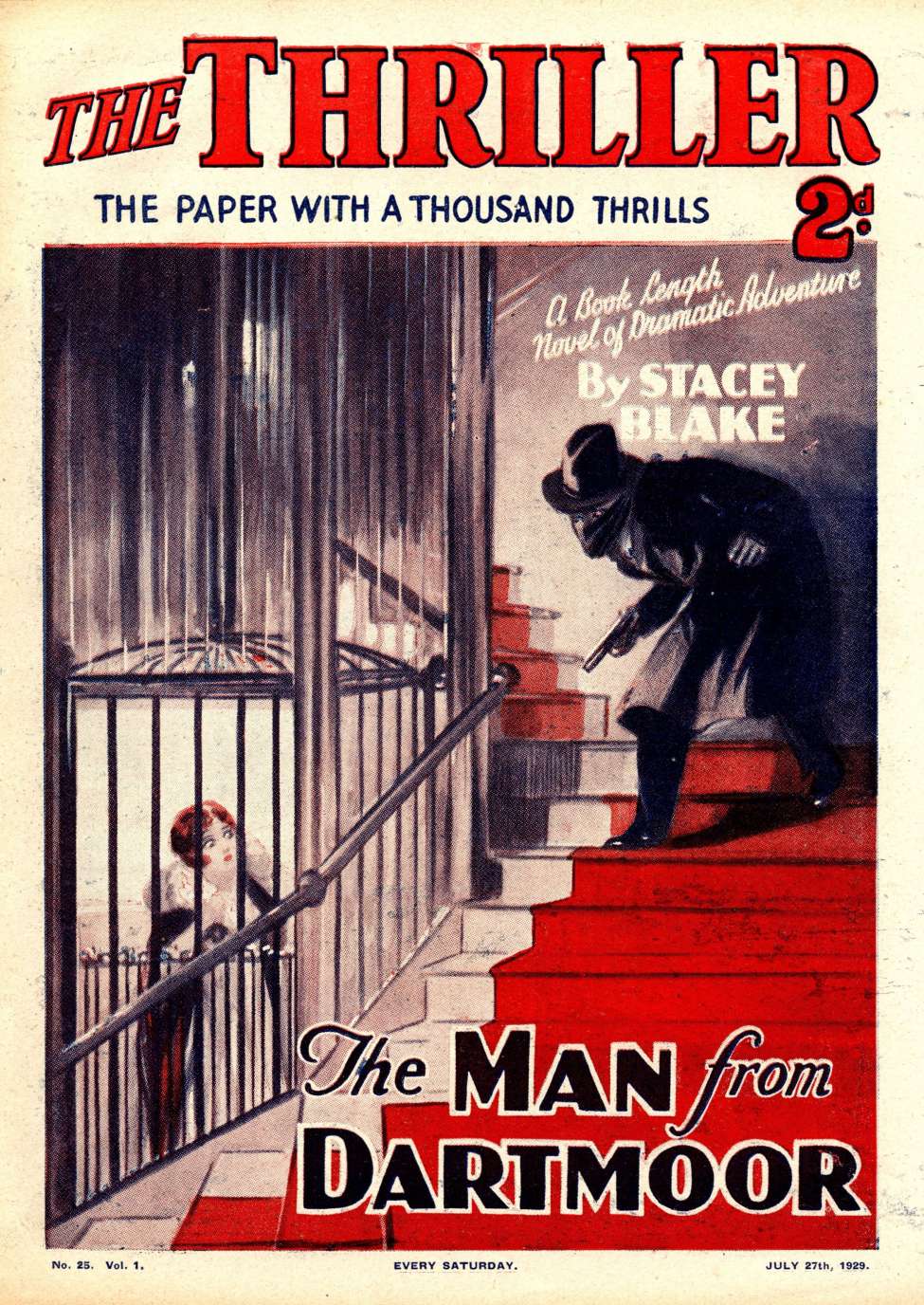 Comic Book Cover For The Thriller 25
