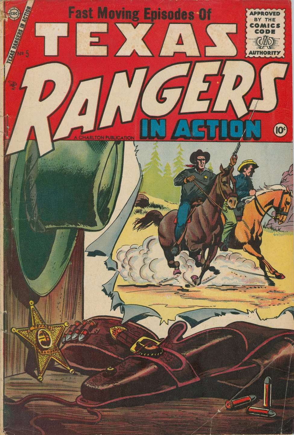 Comic Book Cover For Texas Rangers in Action 5