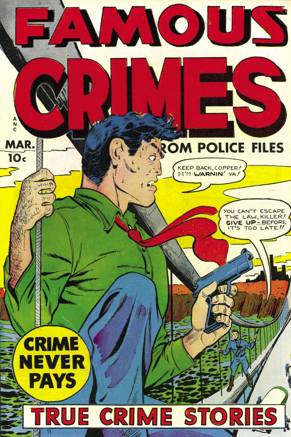 Comic Book Cover For Famous Crimes 16 - Version 1