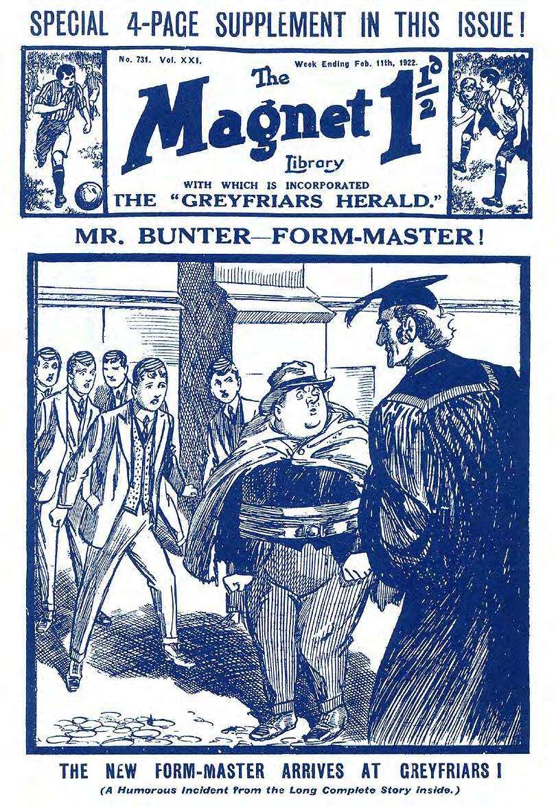 Book Cover For The Magnet 731 - Mr. Bunter - Form-Master!