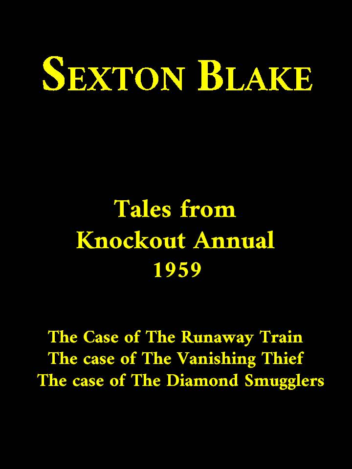 Book Cover For Sexton Blake - Tales from Knockout Annual 1959