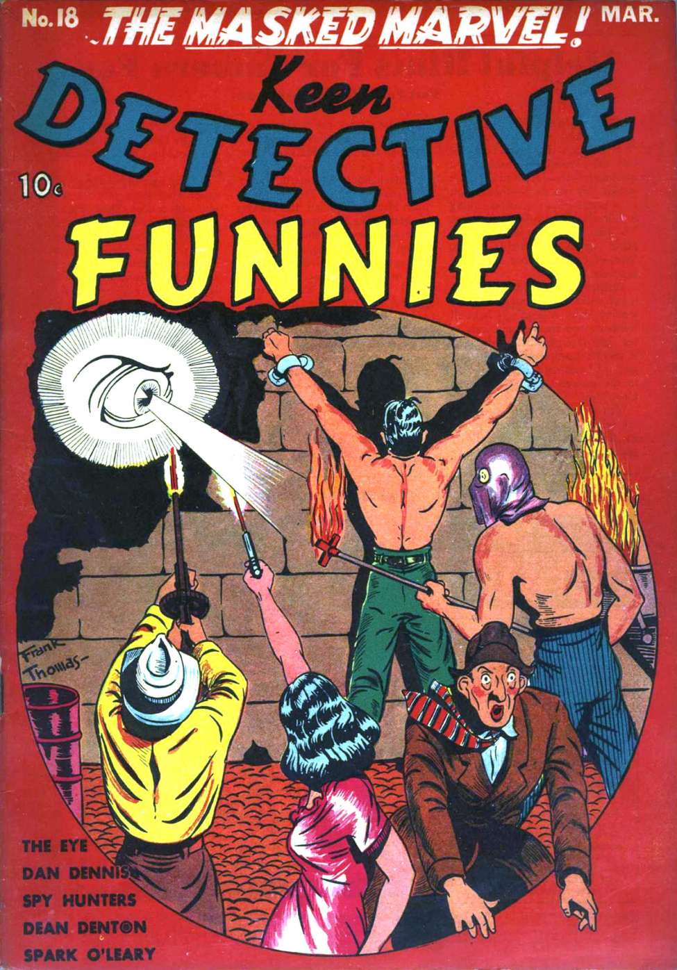 Comic Book Cover For Keen Detective Funnies 18 - Version 1