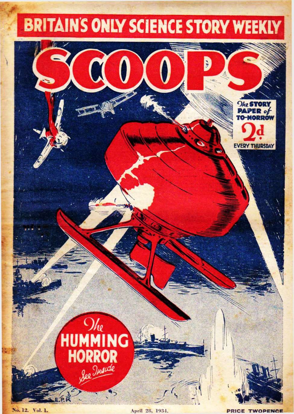 Comic Book Cover For Scoops 12 - The Humming Horror