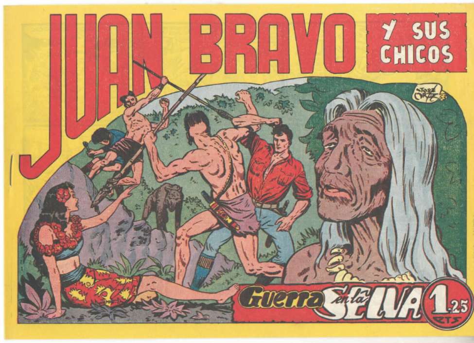 Comic Book Cover For Juan Bravo 14 - Guerra en La Selva