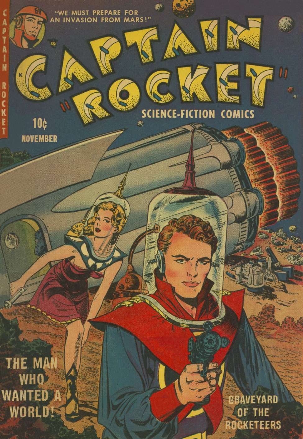 Book Cover For Captain Rocket 1
