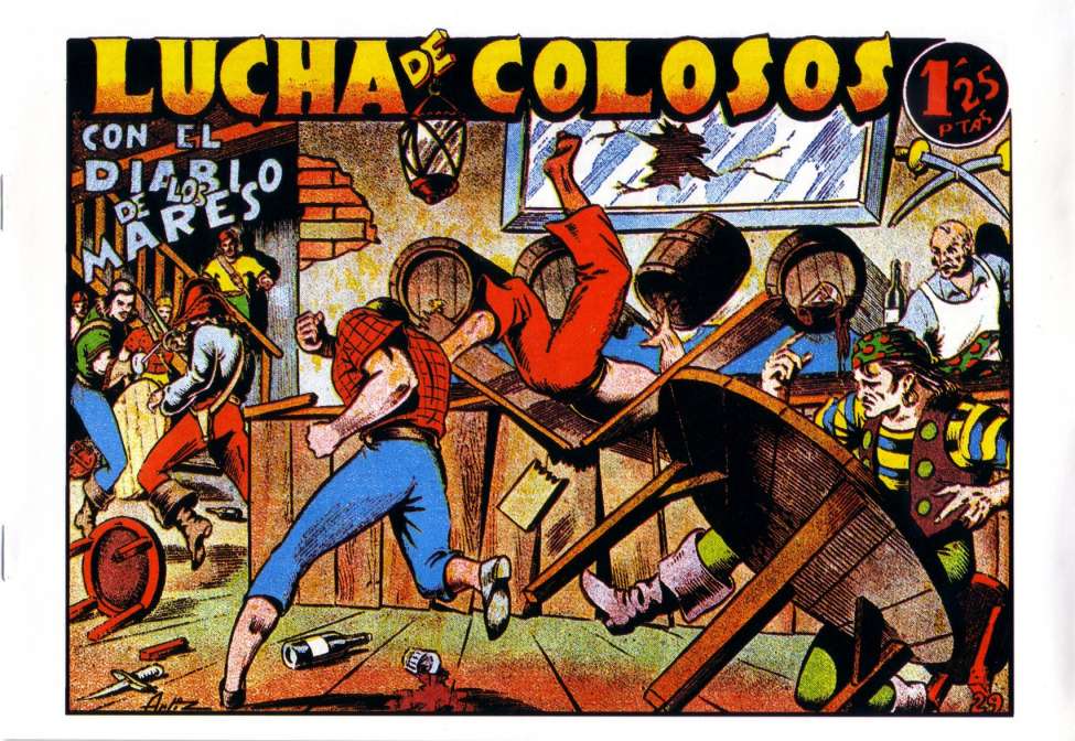 Comic Book Cover For El Diablo de los Mares 29 - Lucha de Colosos