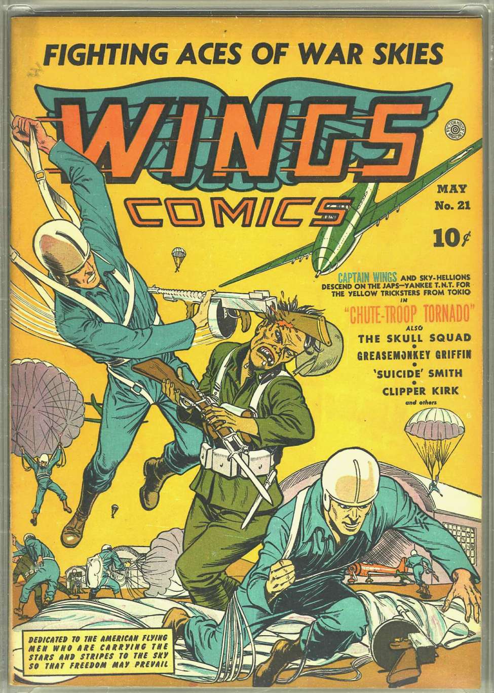 Comic Book Cover For Wings Comics 21