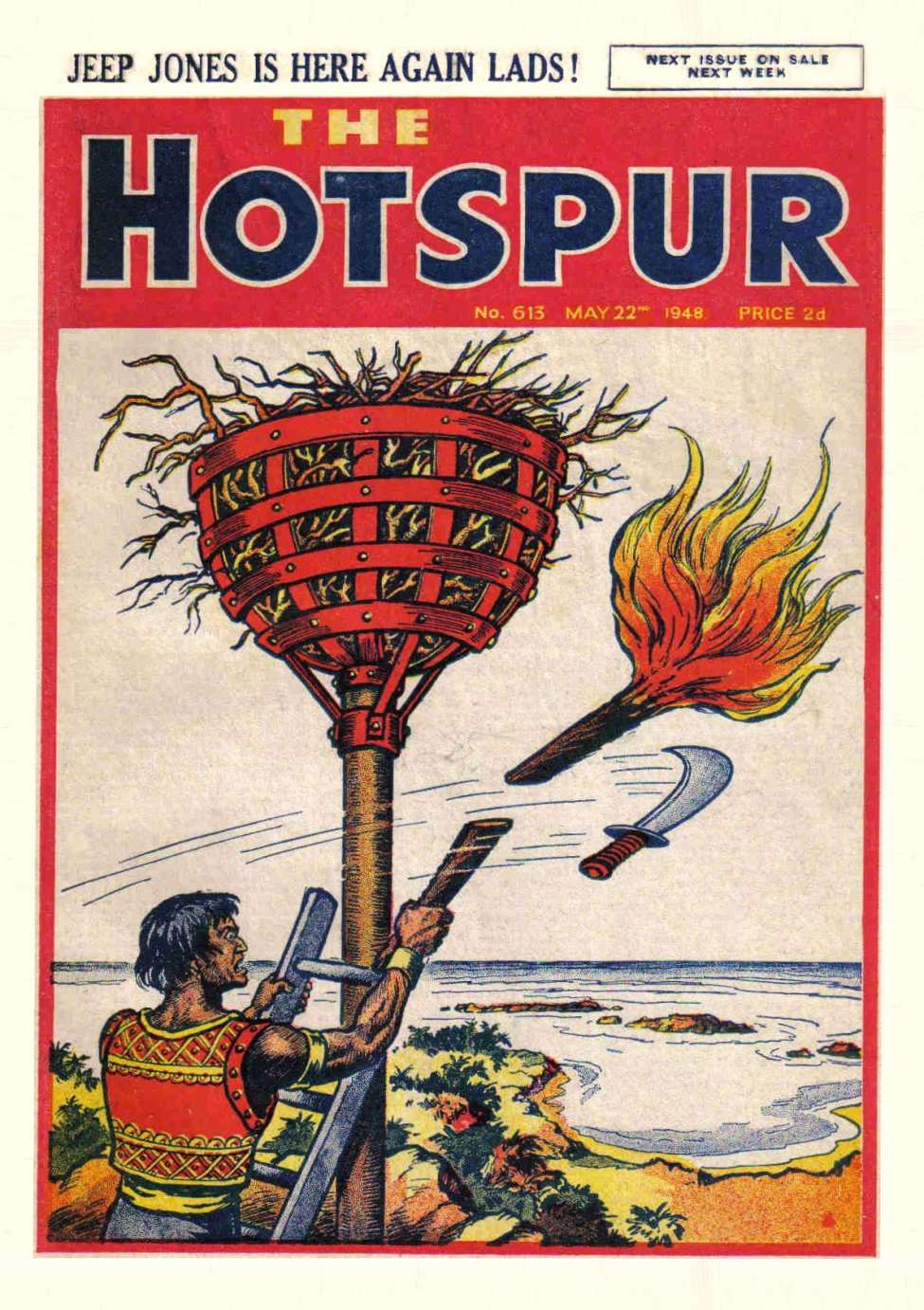 Comic Book Cover For The Hotspur 613