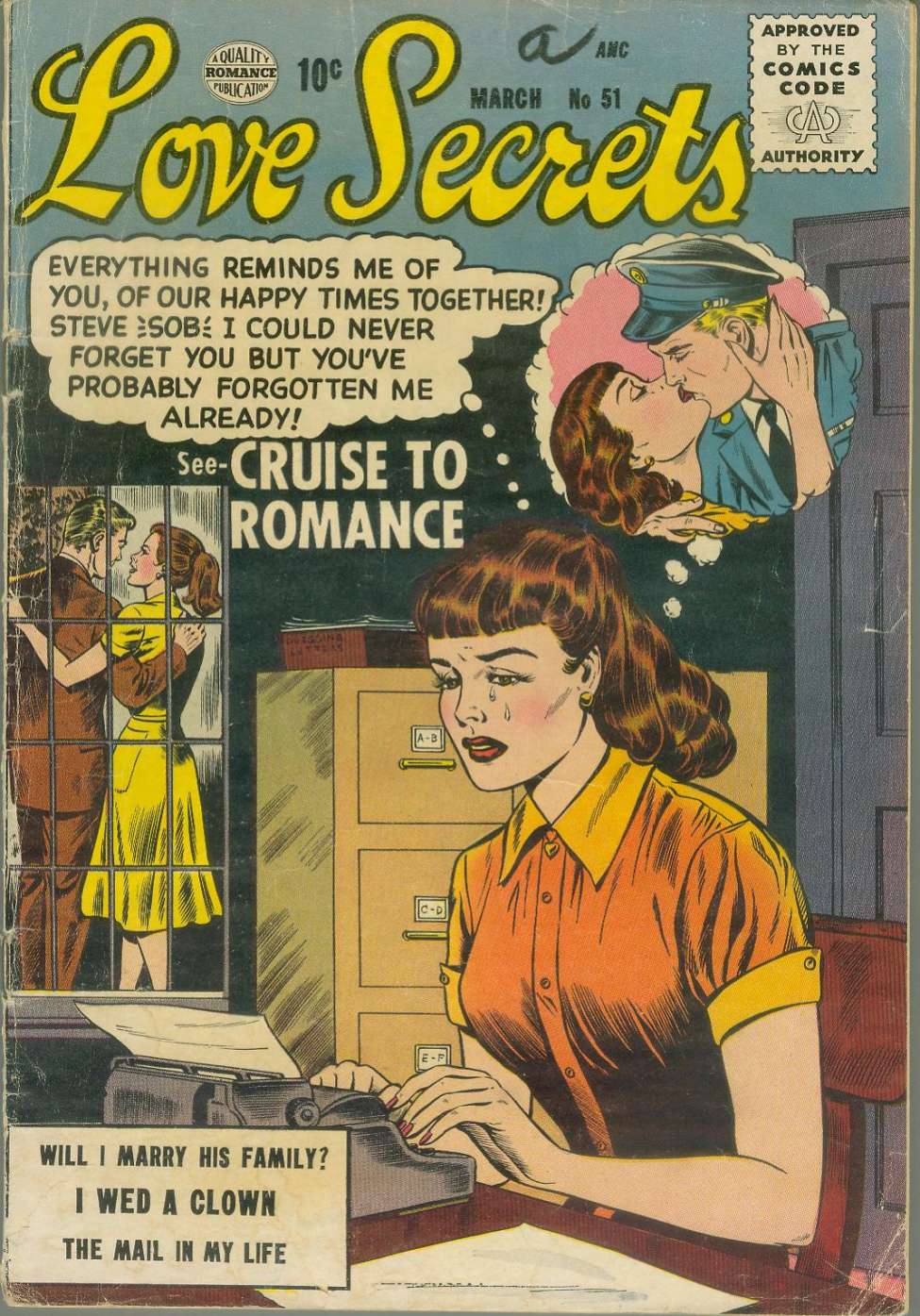 Comic Book Cover For Love Secrets 51