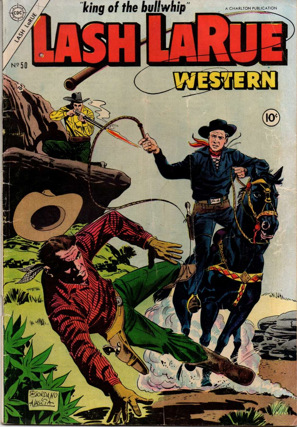 Comic Book Cover For Lash LaRue Western 50