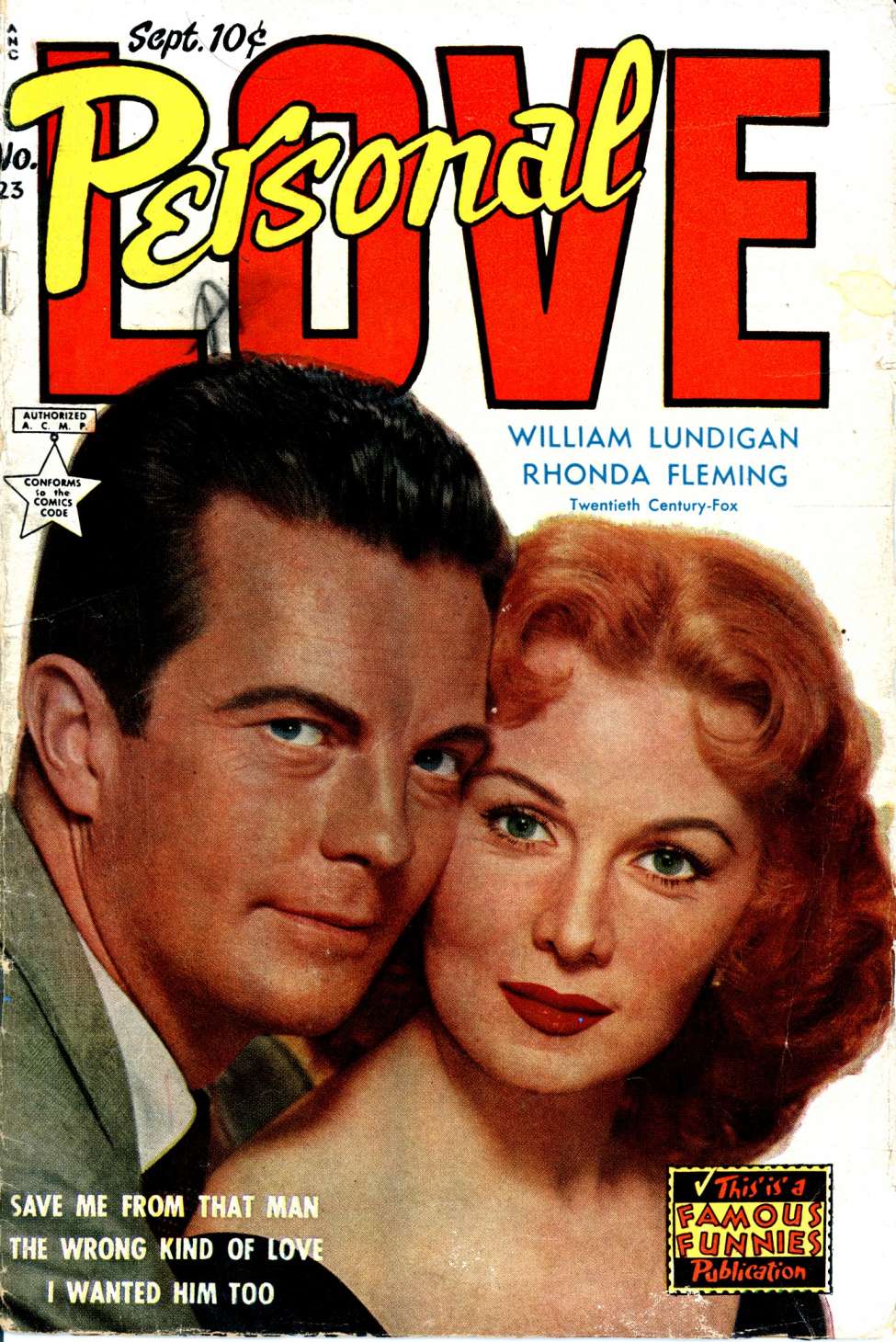 Comic Book Cover For Personal Love 23