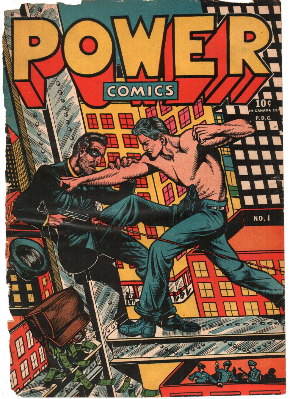 Comic Book Cover For Power Comics 1