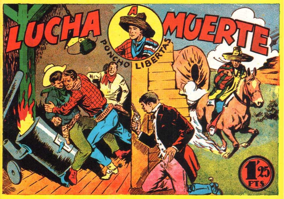 Comic Book Cover For Poncho Libertas 11 - Lucha a Muerte