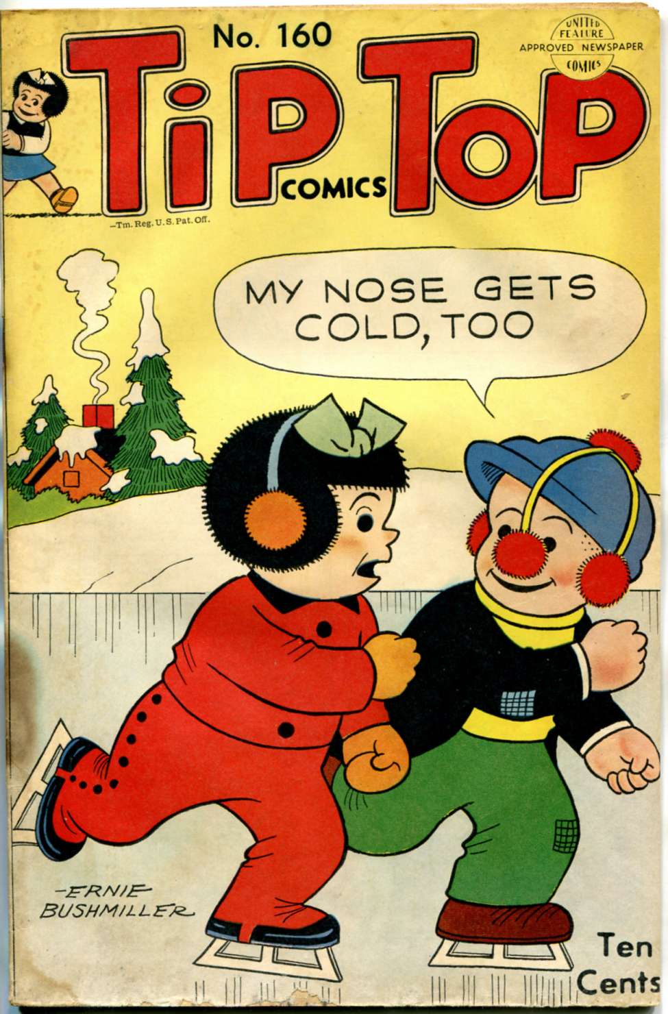 Comic Book Cover For Tip Top Comics 160