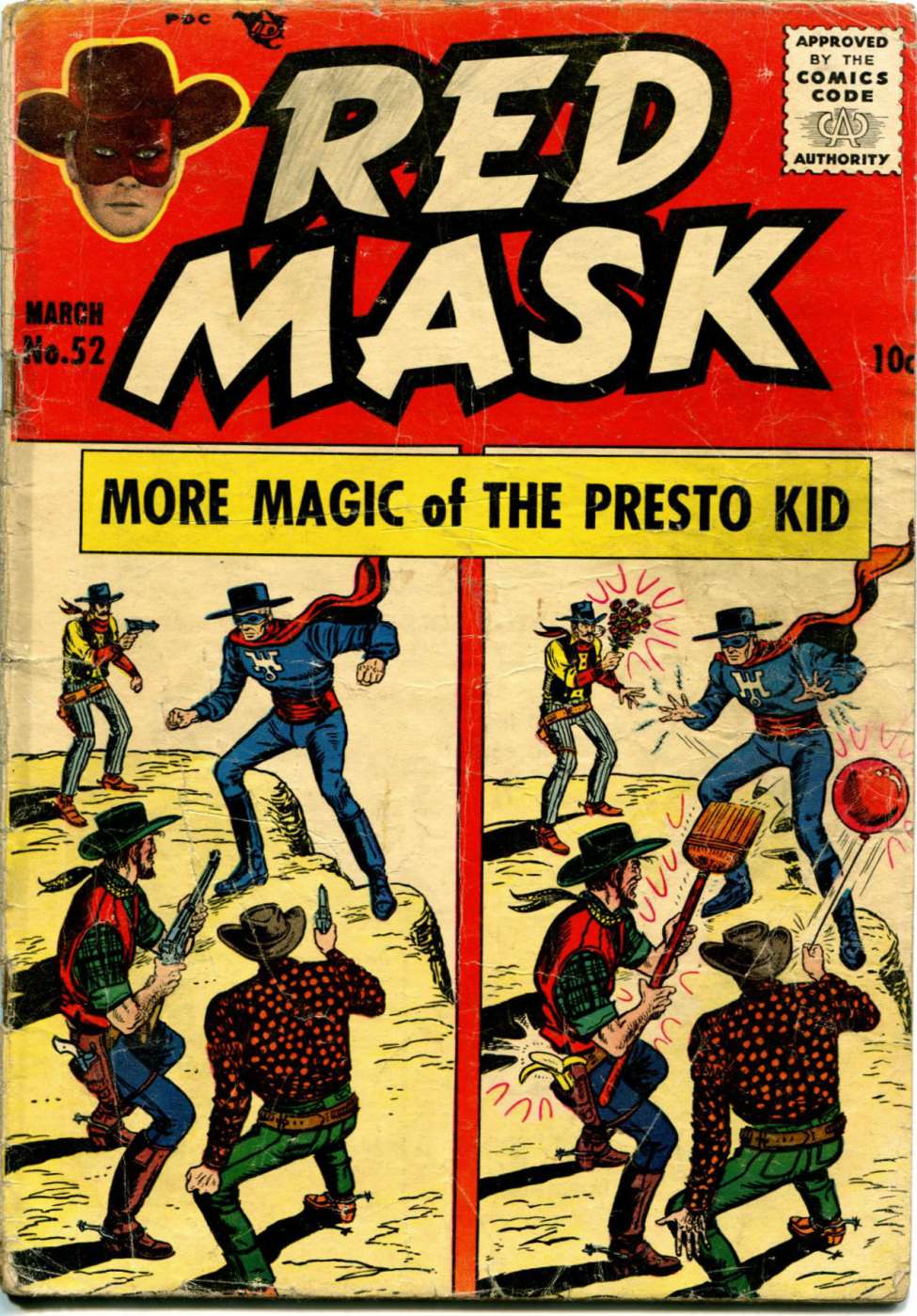 Comic Book Cover For Red Mask 52