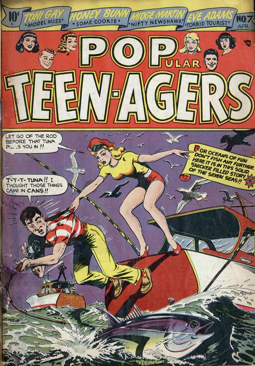 Comic Book Cover For Popular Teen-Agers 7