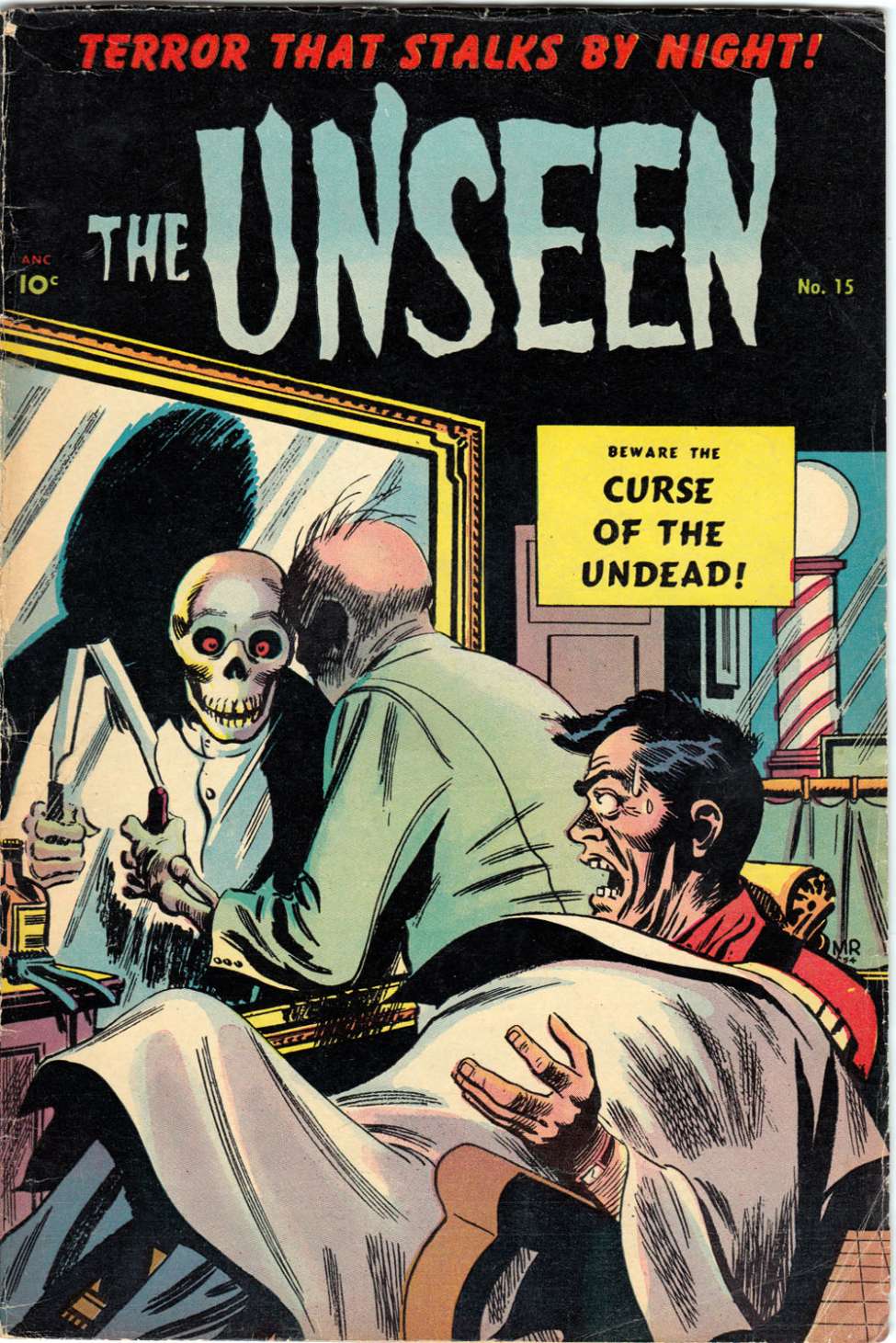 Comic Book Cover For The Unseen 15