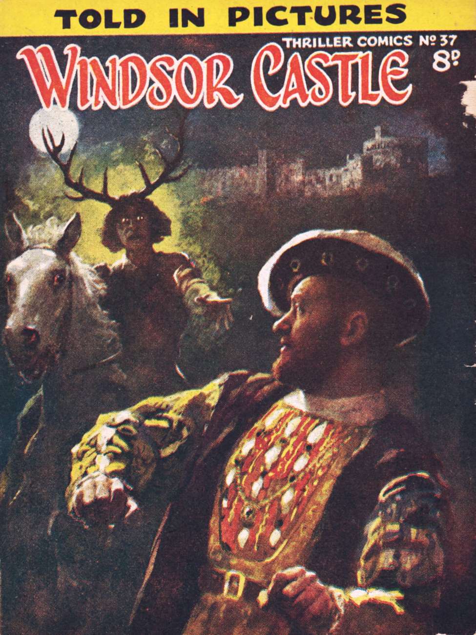 Book Cover For Thriller Comics 37 - Windsor Castle