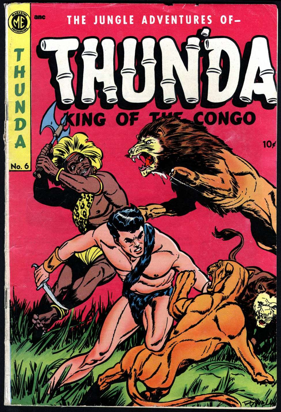 Book Cover For Thun'da, King of the Congo 6
