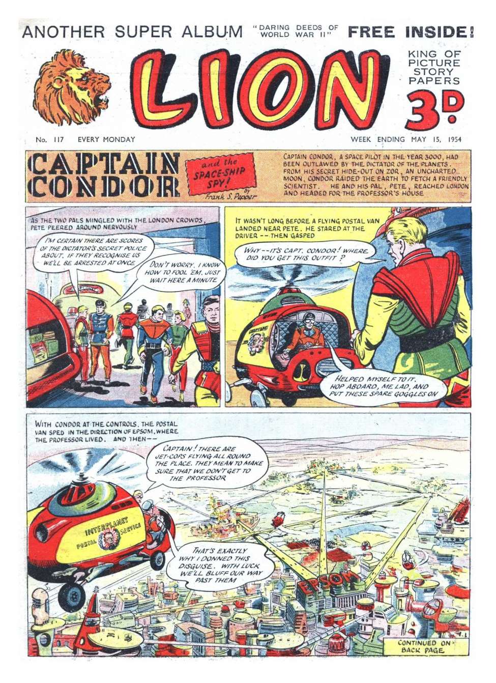 Comic Book Cover For Lion 117