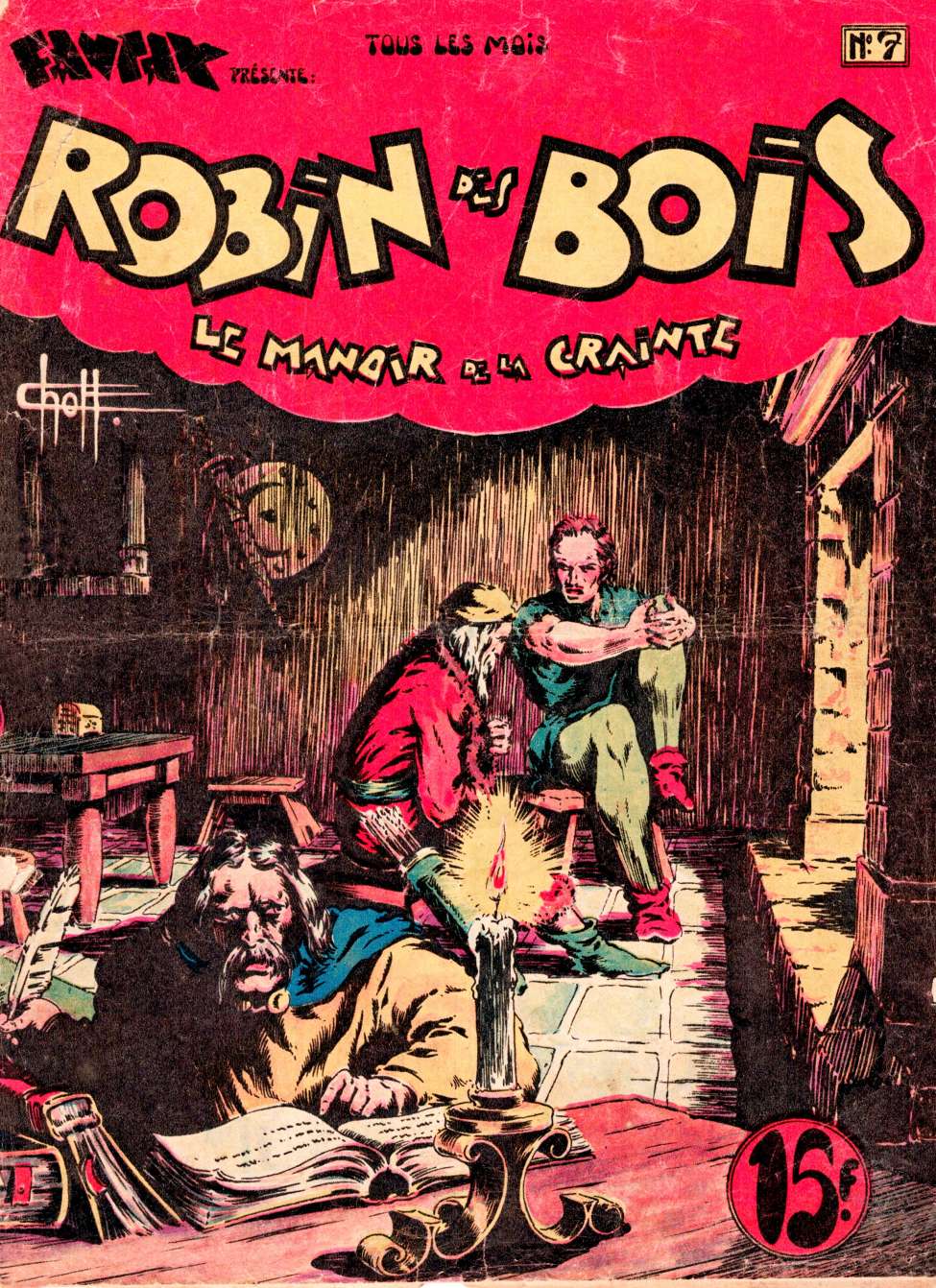 Book Cover For Robin des Bois 7 - Le manoir de la crainte