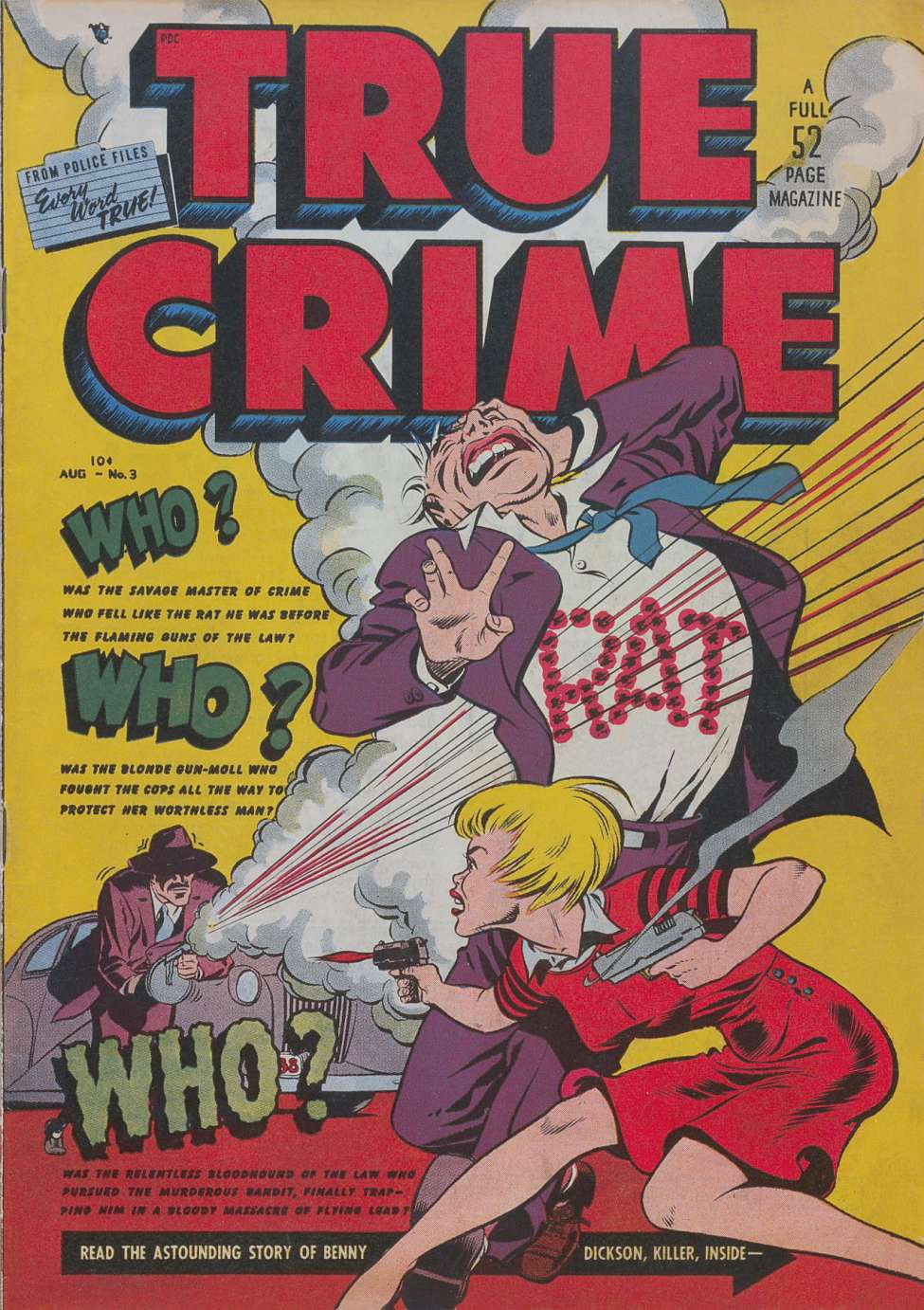 Comic Book Cover For True Crime Comics v1 3