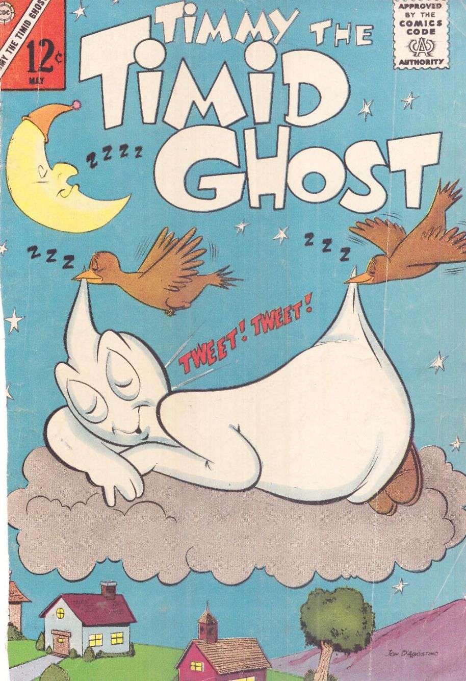 Comic Book Cover For Timmy the Timid Ghost 38