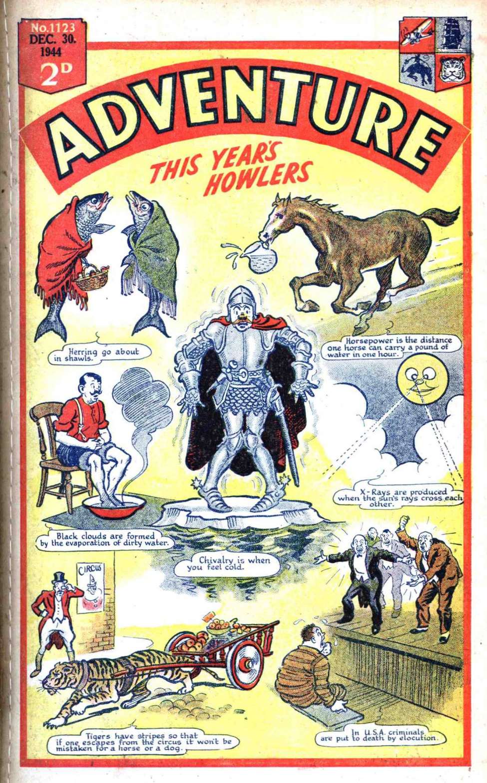 Comic Book Cover For Adventure 1123