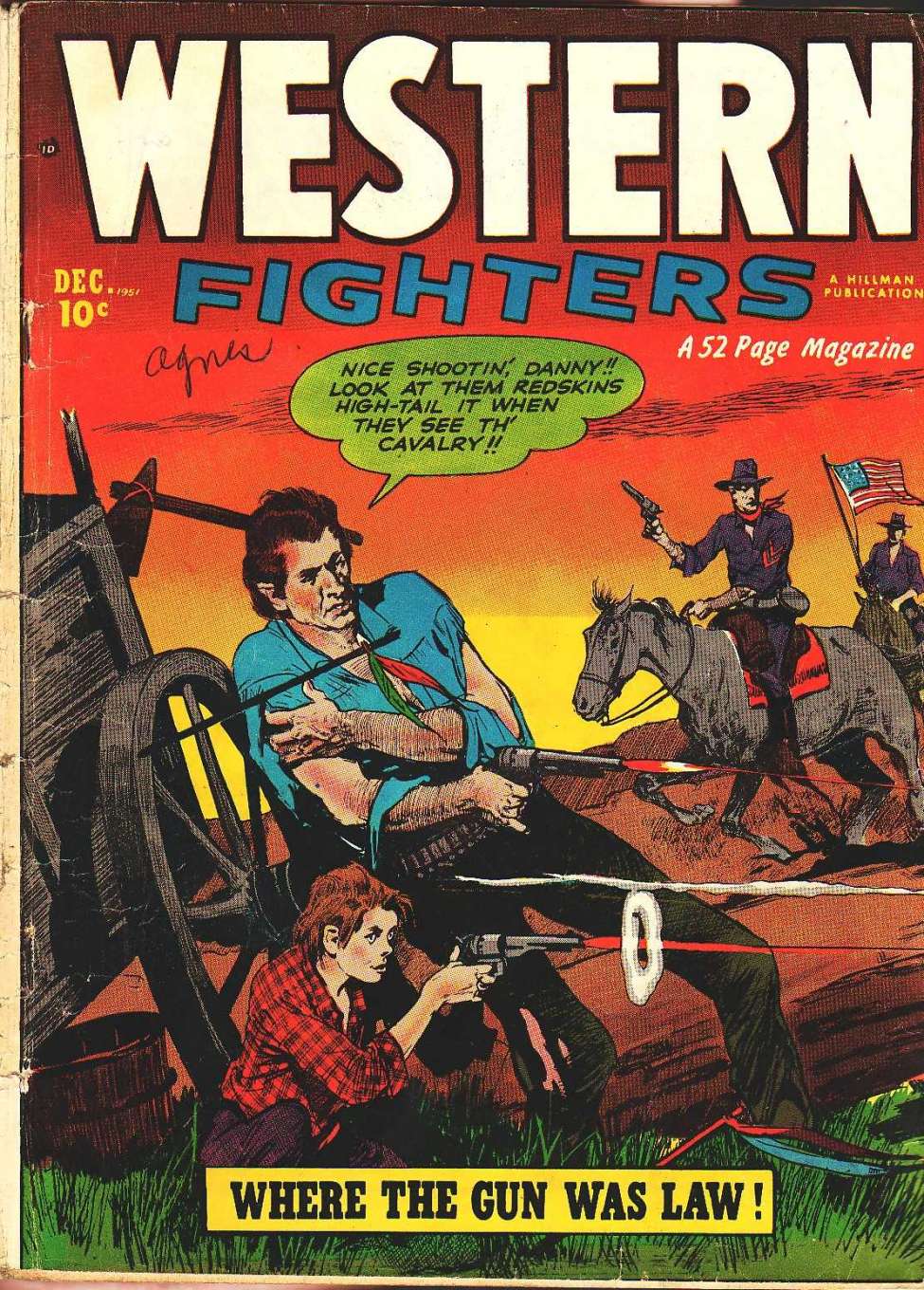 Comic Book Cover For Western Fighters v4 1