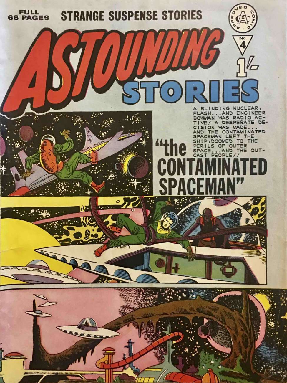 Book Cover For Astounding Stories 4