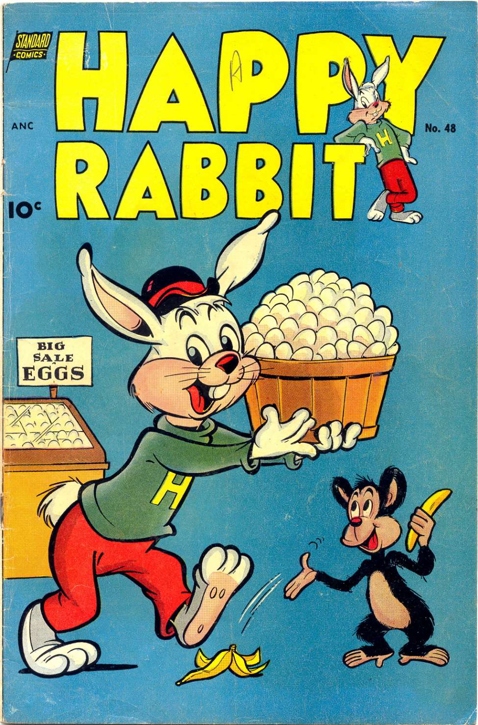 Comic Book Cover For Happy Rabbit 48
