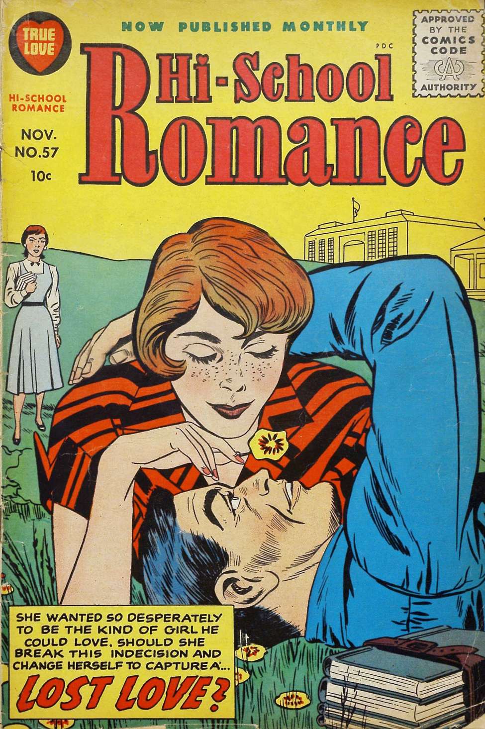 Comic Book Cover For Hi-School Romance 57