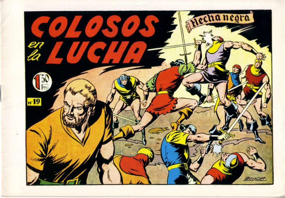 Comic Book Cover For Flecha Negra 19 - Colosos en La Lucha