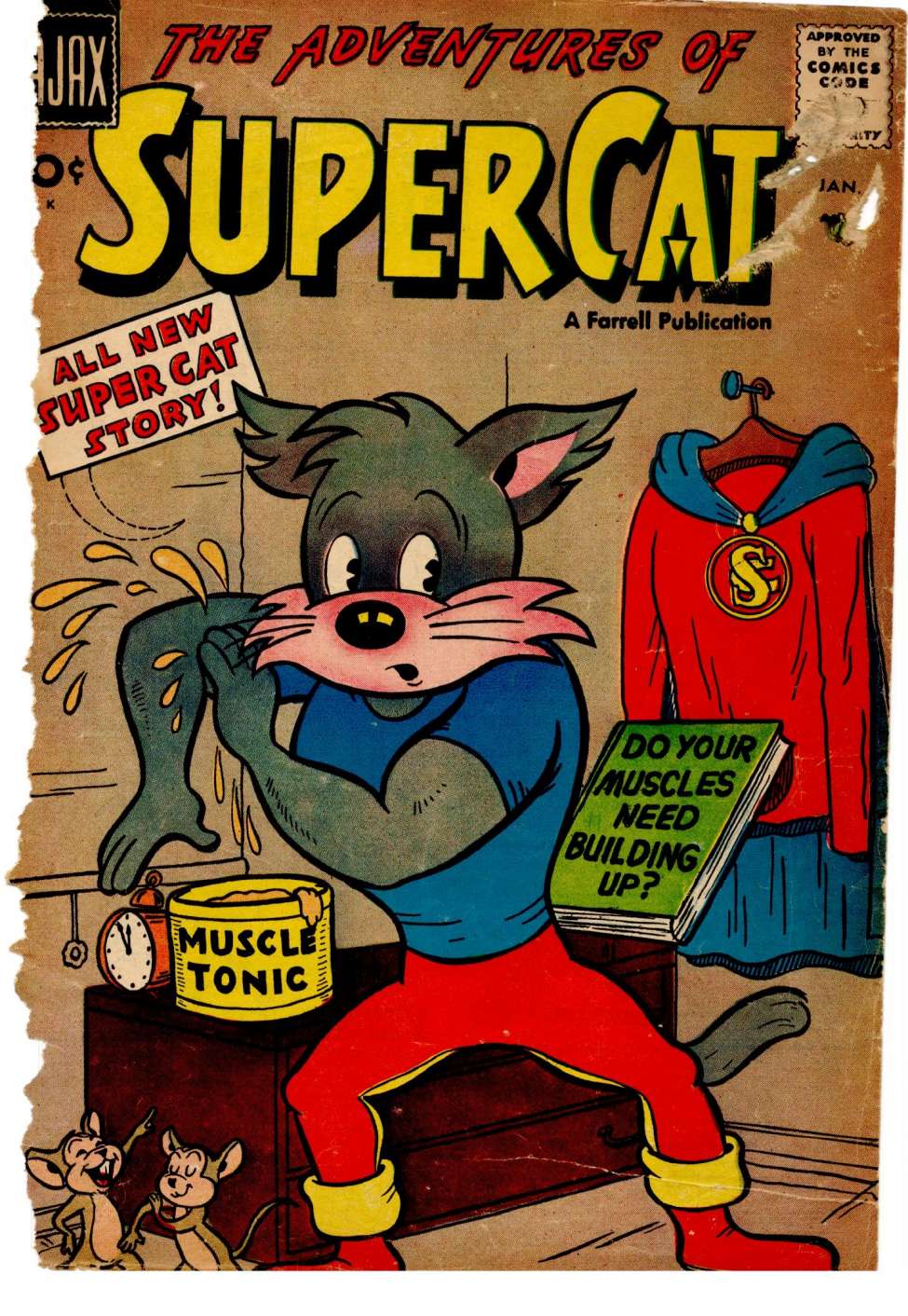 Comic Book Cover For Super Cat 3