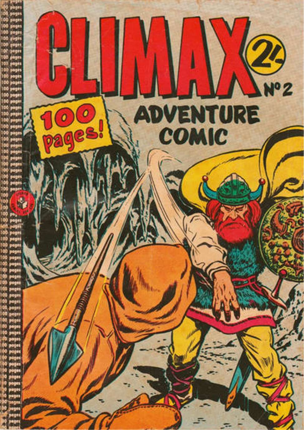 Book Cover For Climax Adventure Comics 2 (K.G. Murray)