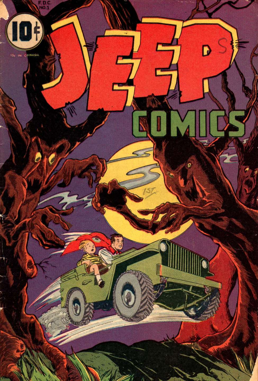 Book Cover For Jeep Comics 1