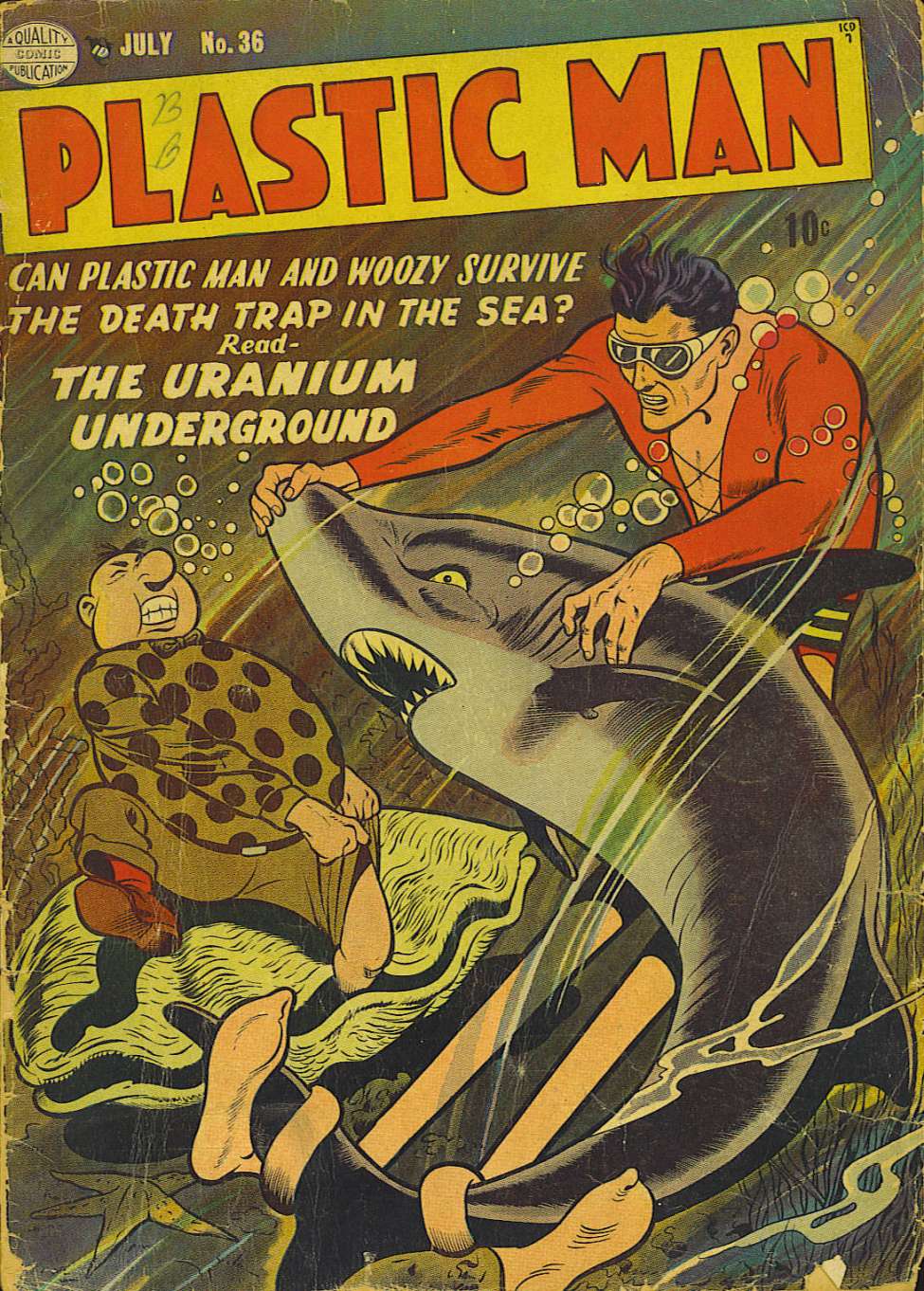 Comic Book Cover For Plastic Man 36
