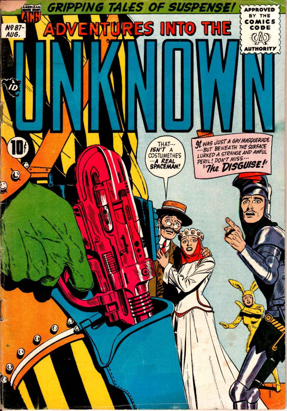 Comic Book Cover For Adventures into the Unknown 87