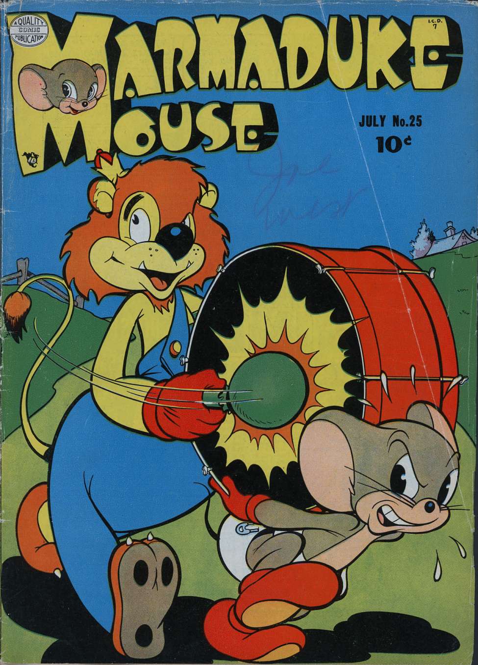 Book Cover For Marmaduke Mouse 25