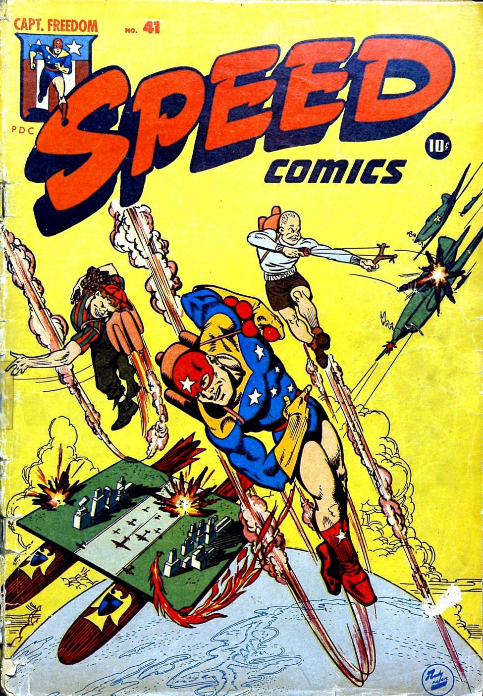 Comic Book Cover For Speed Comics 41 (alt) - Version 2