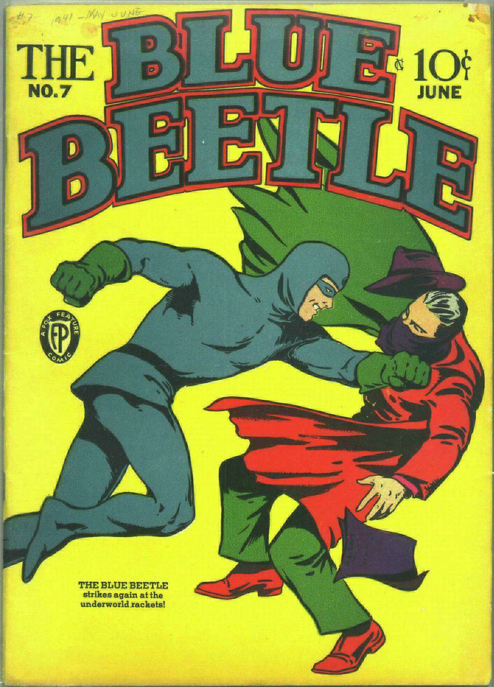 Comic Book Cover For Blue Beetle 7