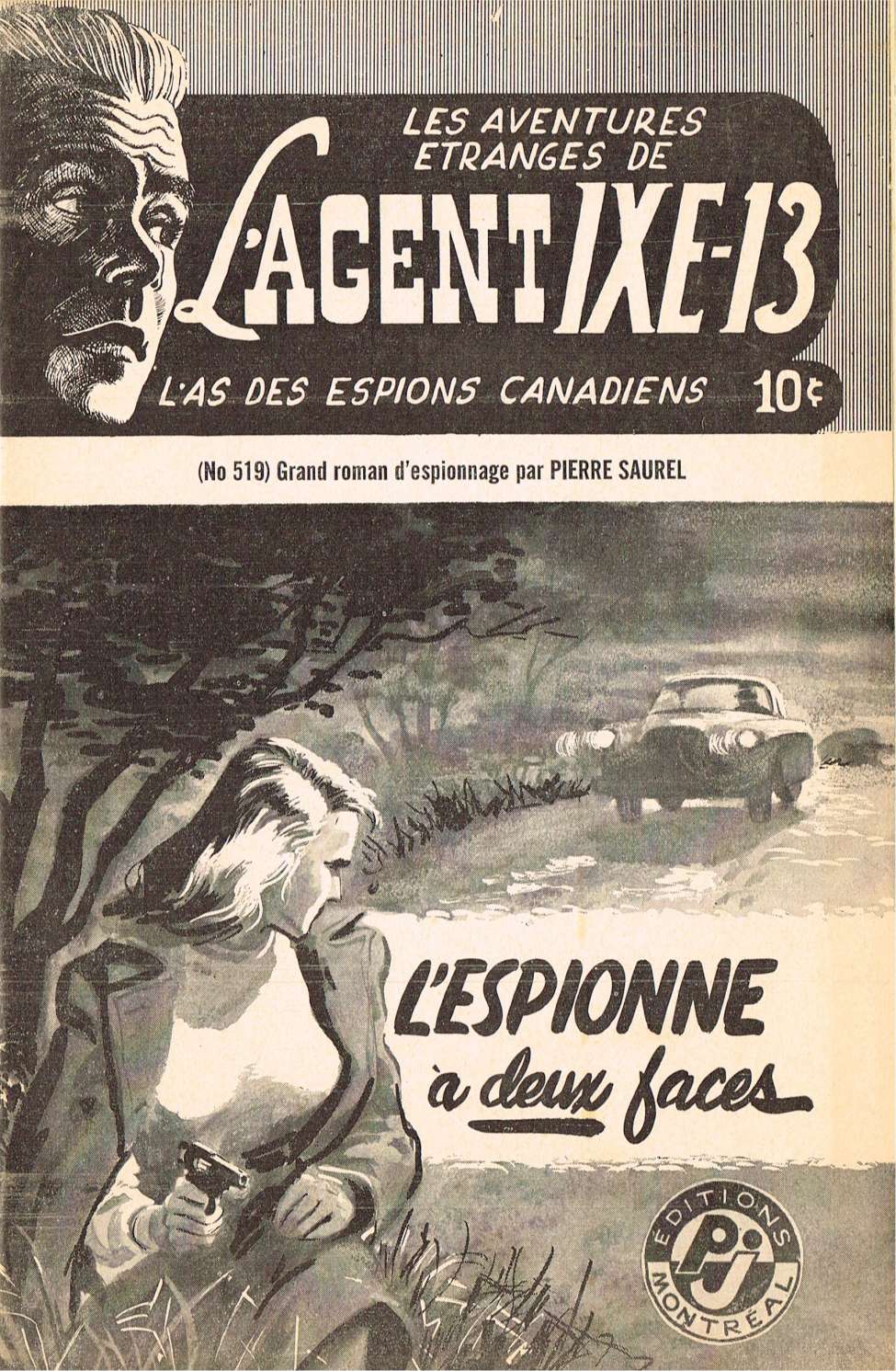 Book Cover For L'Agent IXE-13 v2 519 - L'espionne à deux faces